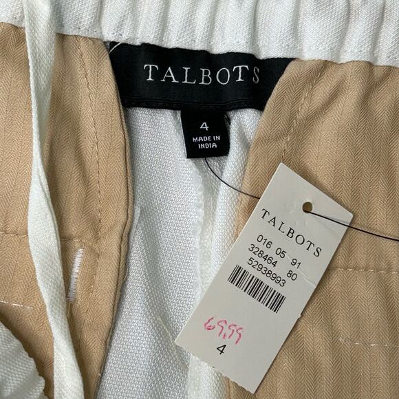 Talbots Women's Size 4 NWT Tencel Drawstring Jogger Pant White - Picture 4 of 7